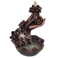 HAND LOTUS BRONZE