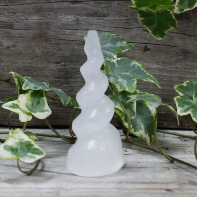 SELENITE UNICORN 10CM