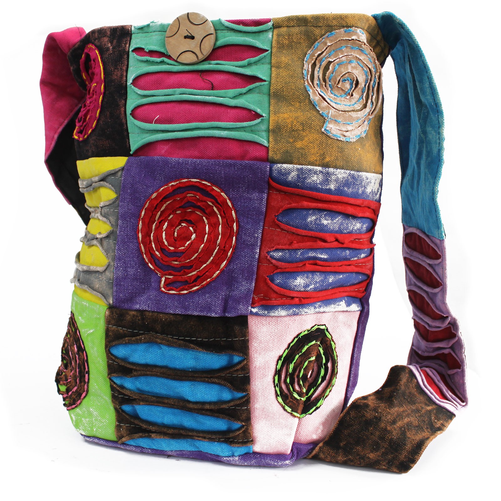 ethnic sling bag spiral